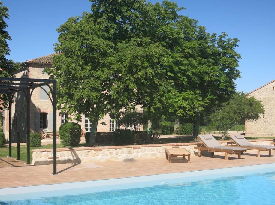 Bastide Des Tourelles Pour 20 Pers. Piscine & Spa Marzens Экстерьер фото